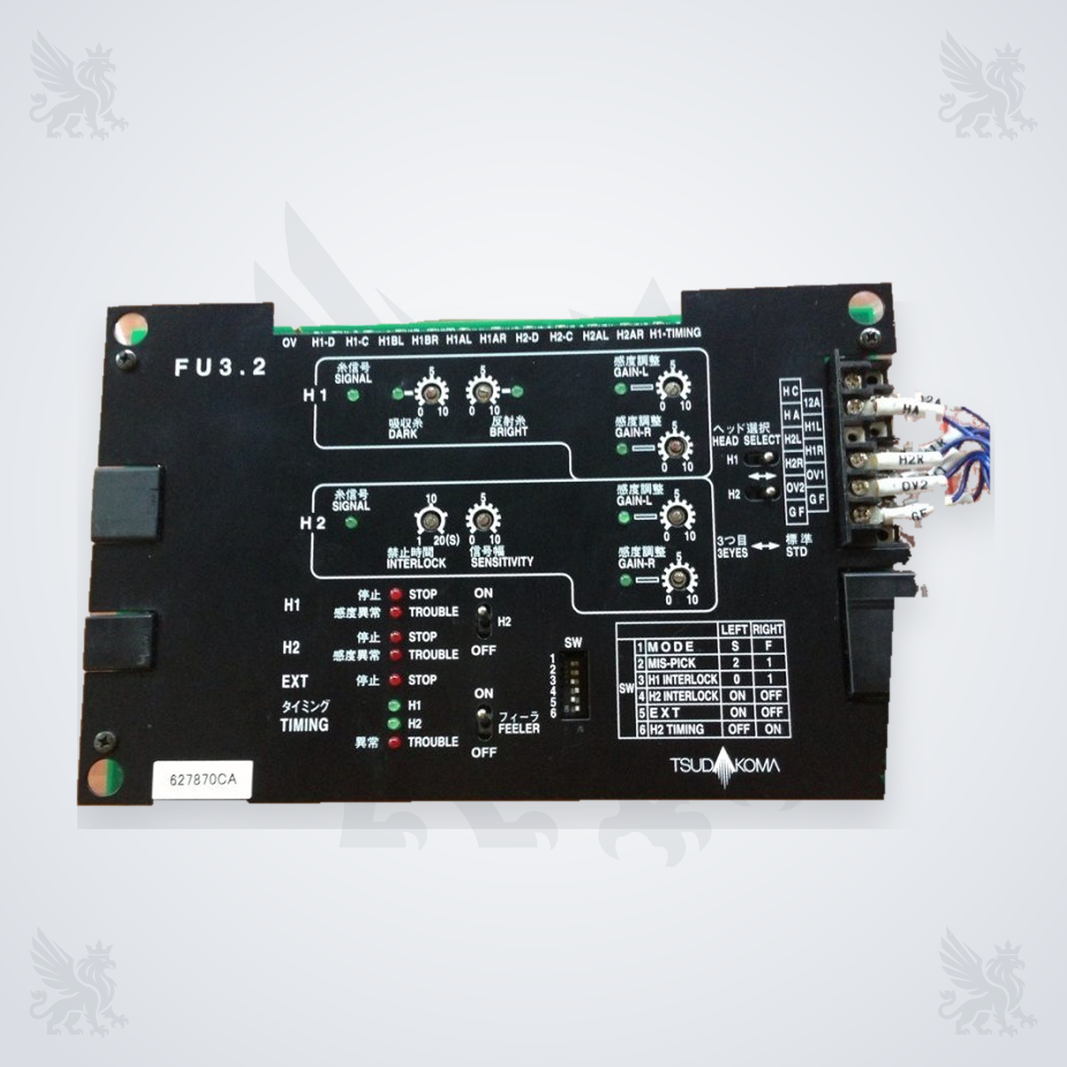 برد یونیت حسگر پود FU3.2 سوداکوما کد 627870CA
