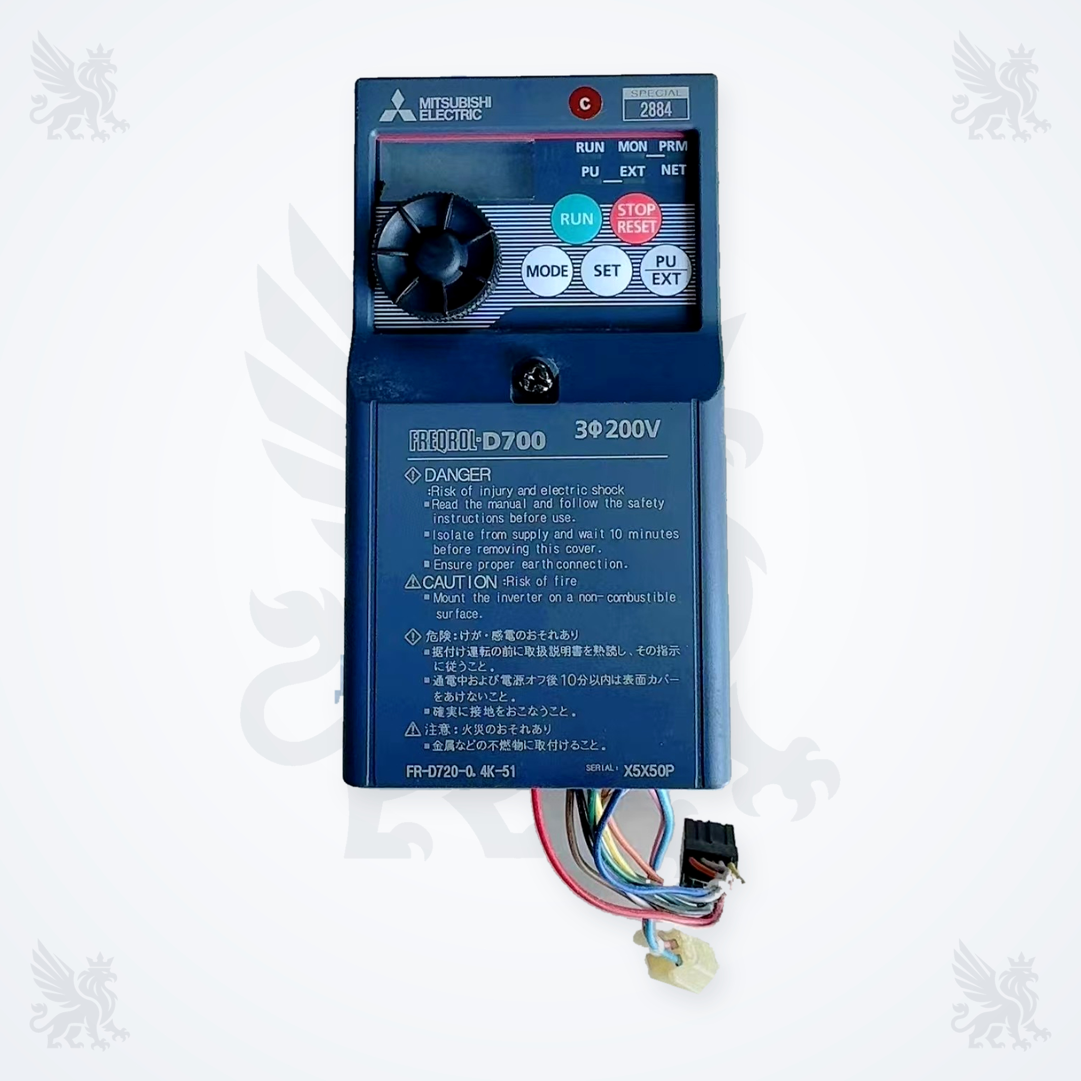 اینورتر پودبر تسوداکوما Mitsubishi FREQROL-D700 مدل FR-D720-0.4K-51 Special 2884
