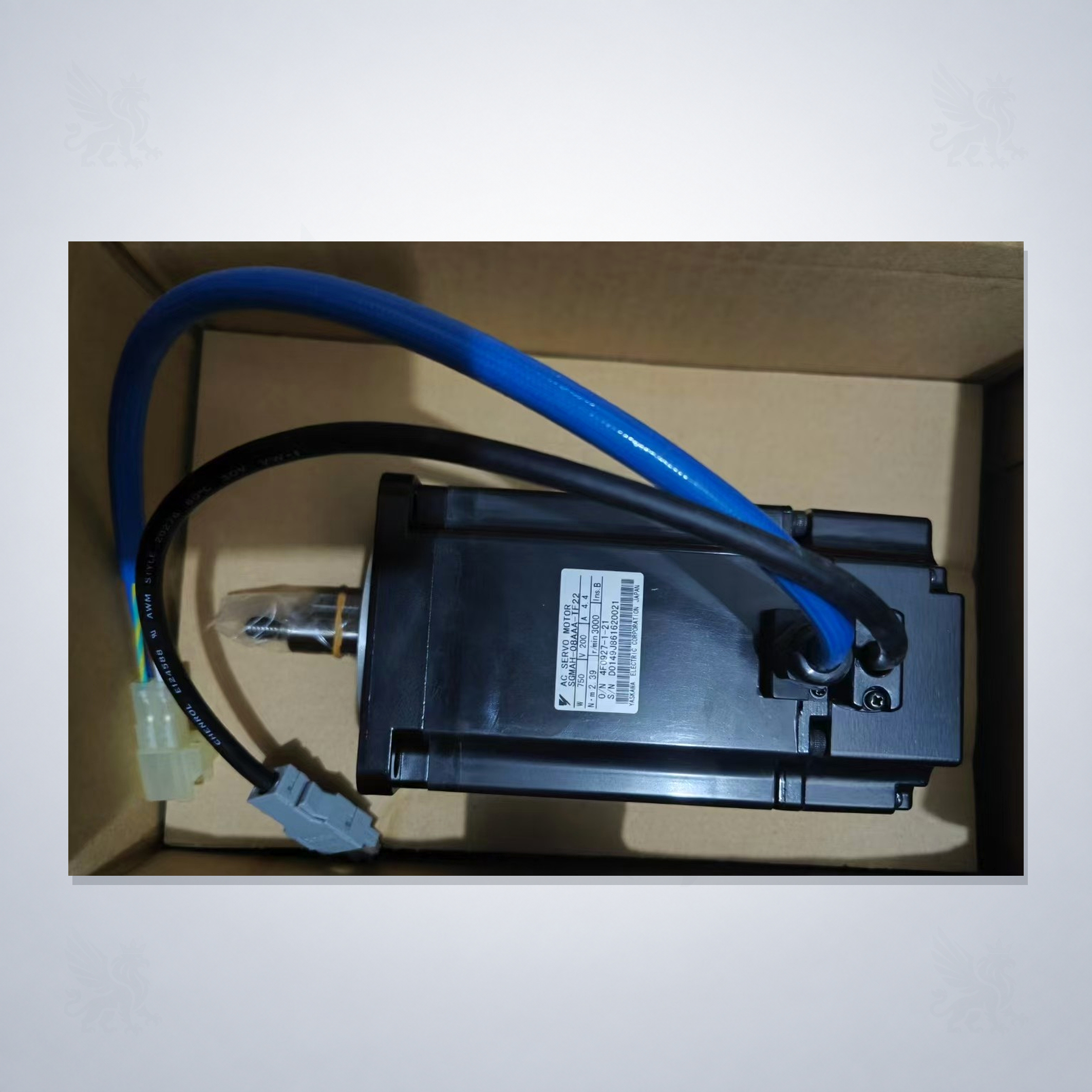 موتور سروو AC Yaskawa مدل SGMAH-08AAA-TF22